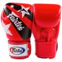 Fairtex BGV1 Боксерские Перчатки Тайский Бокс "Nation Print" Красные